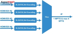 Multi-channel HD SDI H.264/H.265 HEVC Encoder