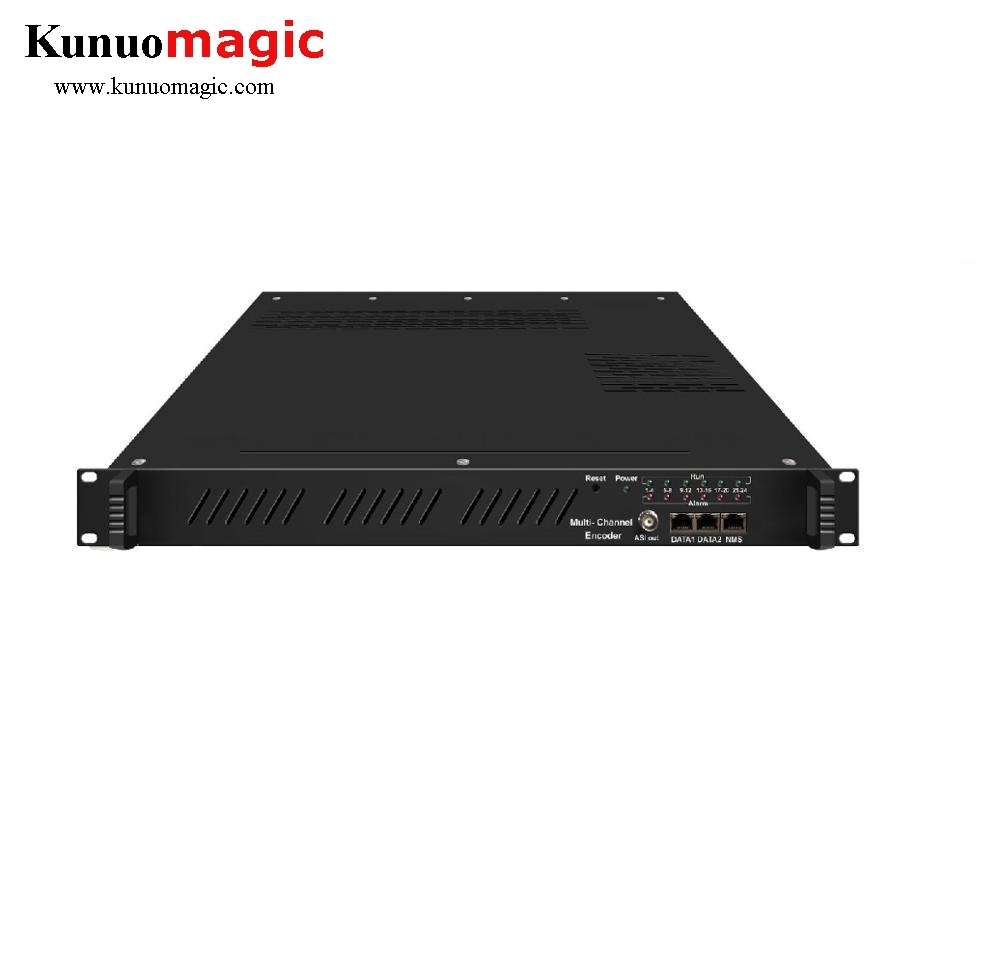 8 Channels H265 hevc video ip streaming hardware encoder for Radio & TV Broadcasting Equipment