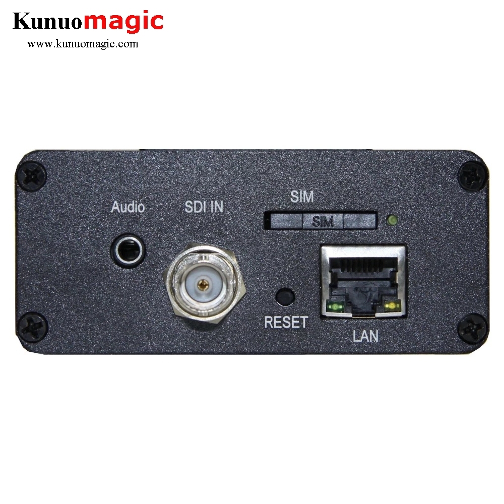 H.265 HEVC/H.264 AVC 4G LTE SDI Video Encoder for live Broadcast support RTMP to streaming server like Wowza,Youtube