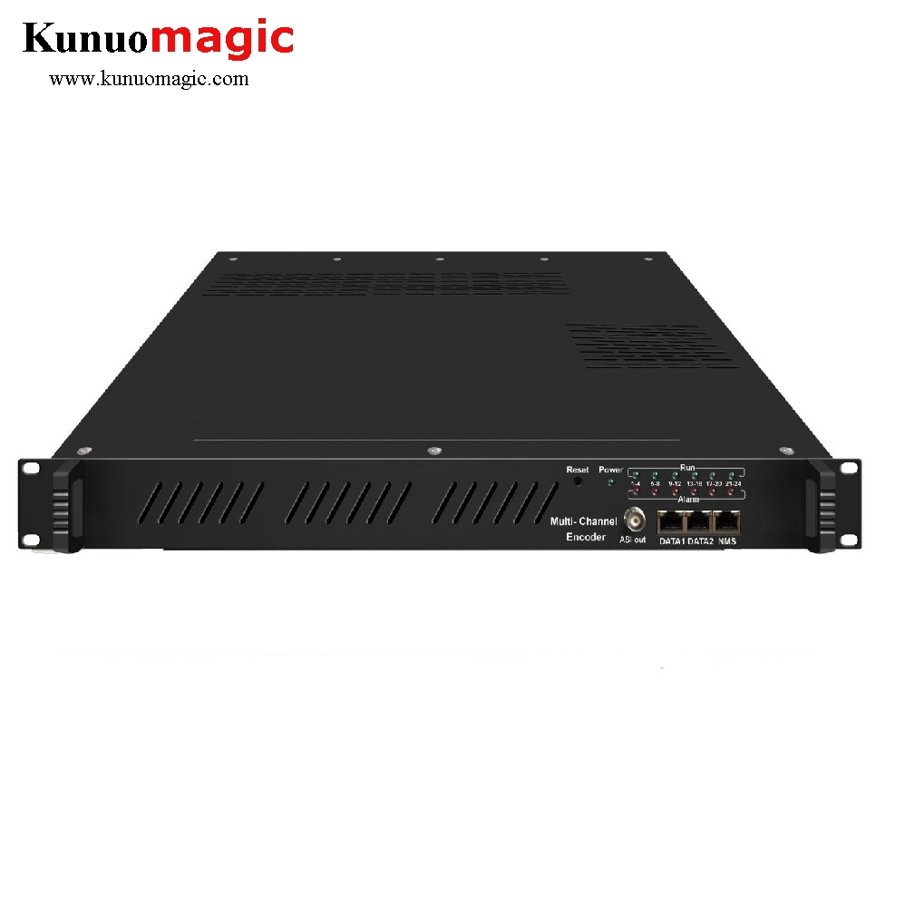 24 in 1 SD MPEG-2 H.264 MPEG-4 CVBS Encoder for IPTV Solution