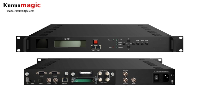 All in One HD H.265 Hevc DVB-S2 DVB-T Biss Demodulator Decoder