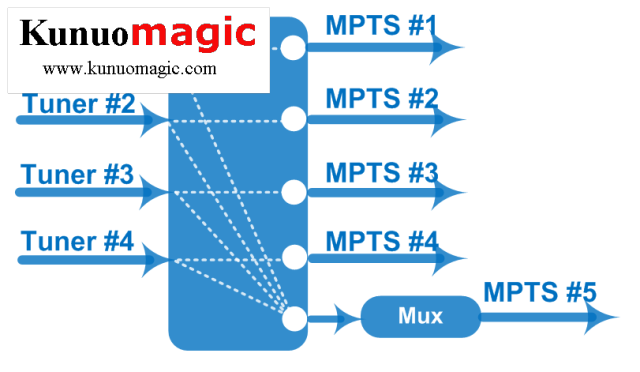 DVB-S S2 S2X Professional Satellite Receiver IP Gateway