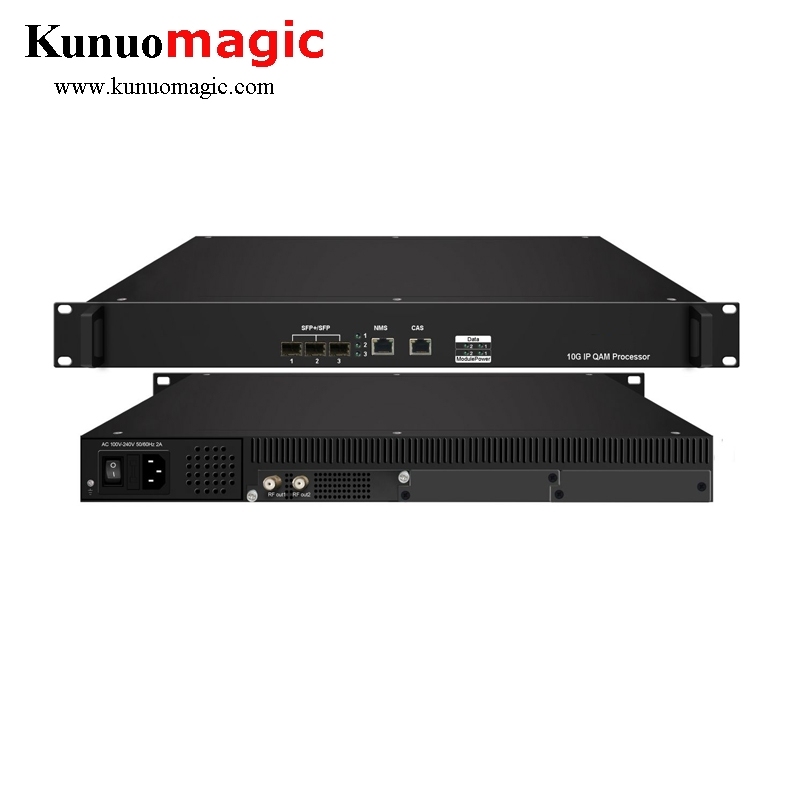 64 or 128 Non-adjacent 10G IP QAM Modulator