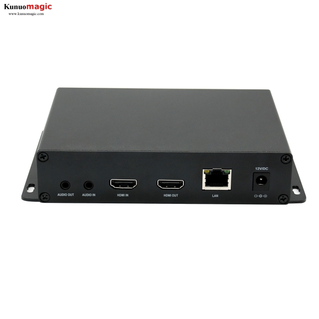 H.264 H.265 Hevc HDMI To IP Encoder RTMP SRT IPTV Streaming with LCD Display