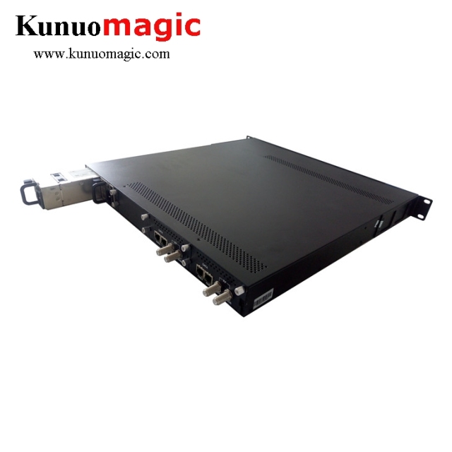 professional 48QAM digital cable tv IP qam modulator with MPEG TS-Over-IP/UDP/RTP/Vlan