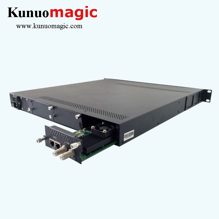 professional 48QAM digital cable tv IP qam modulator with MPEG TS-Over-IP/UDP/RTP/Vlan