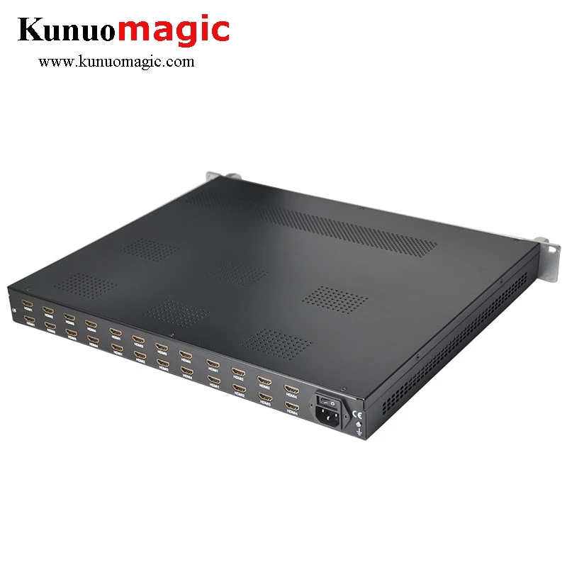 24 channel HD encoder HDMI to IP / ASI IPTV front-end system equipment Hotel TV system equipment
