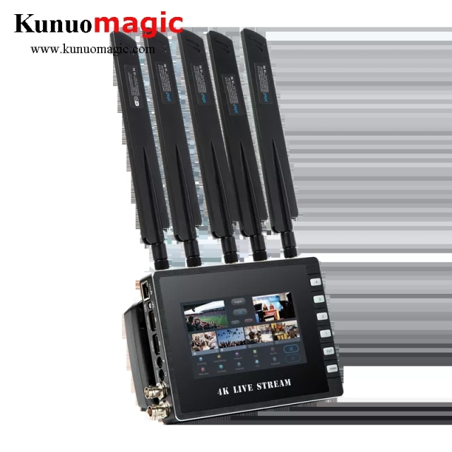 2021New Portable 5G 4K Multi-Camera Live Streaming Studio Device Encoder Switcher Recorder Monitor Mixer 4 in 1 Equipment