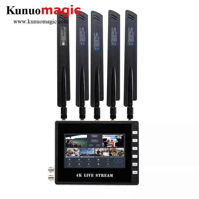 2021New Portable 5G 4K Multi-Camera Live Streaming Studio Device Encoder Switcher Recorder Monitor Mixer 4 in 1 Equipment