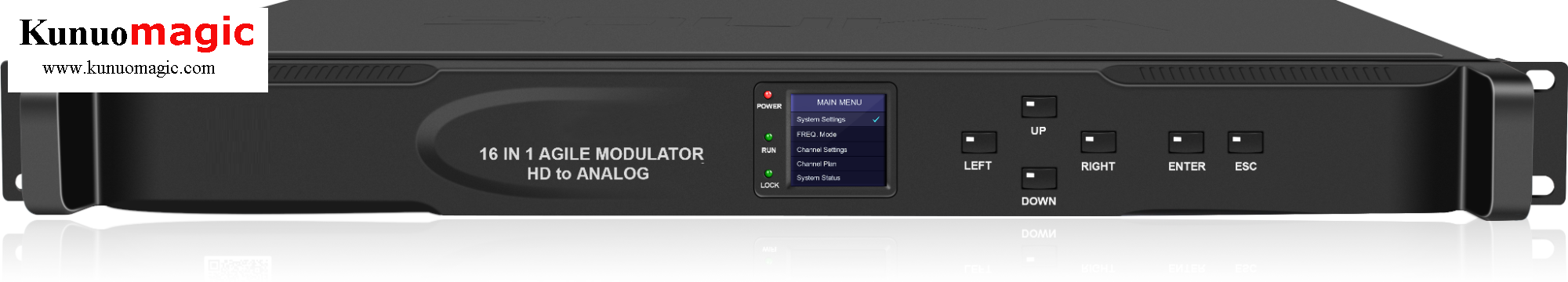 16 in 1 AV CVBS To Analog Pal NTSC Modulator Converter