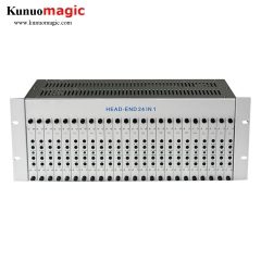 24 av in 1 RF out Analog Fixed Channel CATV modulator for Hotel, School, Market