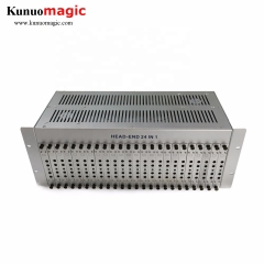 24 av in 1 RF out Analog Fixed Channel CATV modulator for Hotel, School, Market