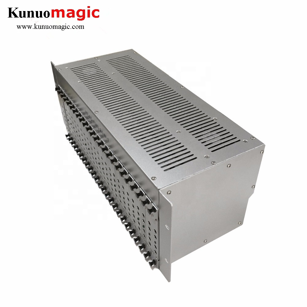 24 av in 1 RF out Analog Fixed Channel CATV modulator for Hotel, School, Market