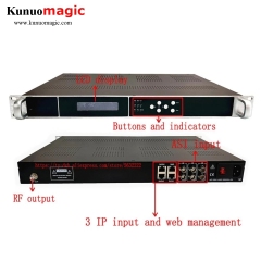 16 Channels IP ASI to DVB-T/ATSC TV RF Digital Modulator Multicast RTP/UDP to 16-frequency RF Output Cable TV Front-end Equipment