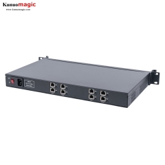 low cost fullhd 4 channels MPEG2 H.264 H.265 UDP to RTMP HTTP HLS Transcoder for IPTV System