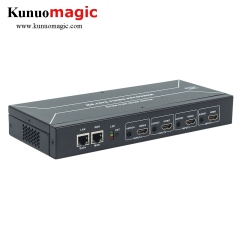 4 Channels hdmi to ip video encoder h264 dual ethernet port iptv encoder for live streaming encoder