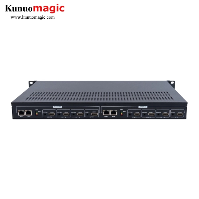 H264 H265 Encoder 8 Channels HDMI IPTV Encoder FHD 1080P Video Encoder for YouTube, Twich Live Streaming