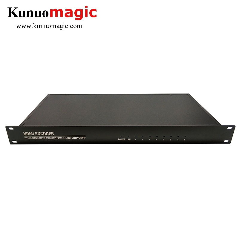 8 Channel H.264 MPEG-4 HDMI Video Encoder Support SRT RTMP