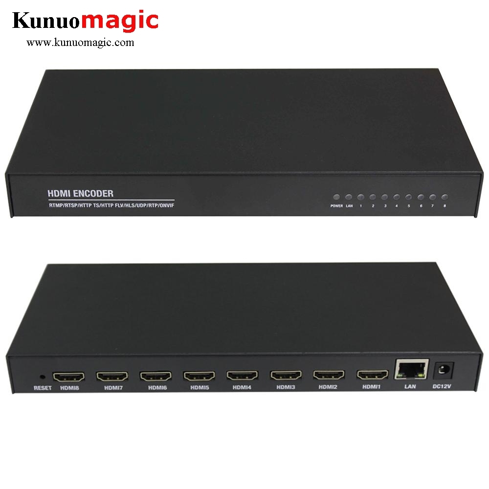 8 Channels Hdmi Hd Encoder Iptv Streaming HDMI Encoder H.264 For DVB-C Modulator