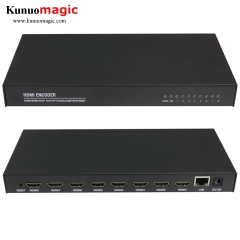 8 Channels Hdmi Hd Encoder Iptv Streaming HDMI Encoder H.264 For DVB-C Modulator