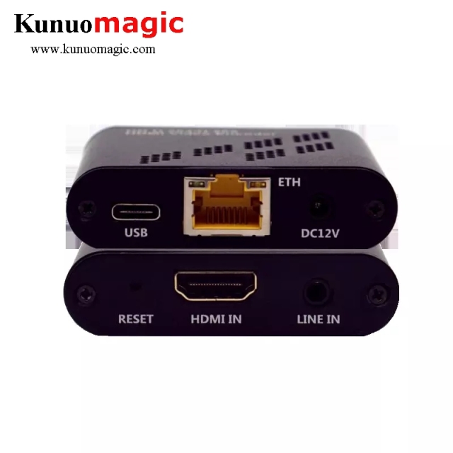 Low Latency Hotel IPTV Encoder HD Video to IP Live Streaming Broadcast Rtmp H.265 H.264 1080P HDMI Video Encoder