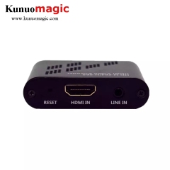 Low Latency Hotel IPTV Encoder HD Video to IP Live Streaming Broadcast Rtmp H.265 H.264 1080P HDMI Video Encoder