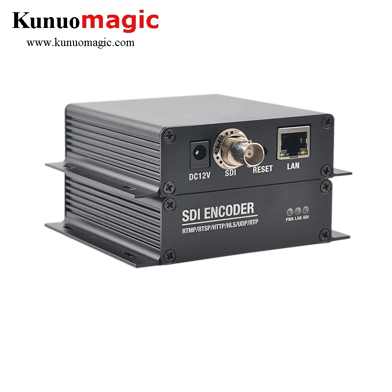 H.265 hevc h.264 mpeg4 sdi to ip stream video encoder support ndi srt rtmp for live streaming