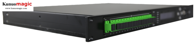 Hot sale 16 outputs 20dbm high power wdm edfa with dual power supply