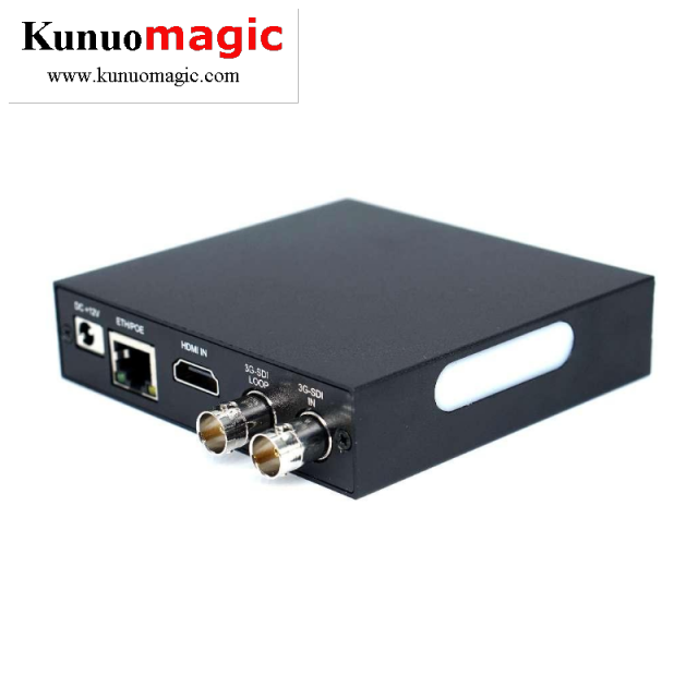 SDI HDMI Full NDI H265 Hevc Encoder 4k30 1080P60 NDI5 Tally Intercom Low Latency