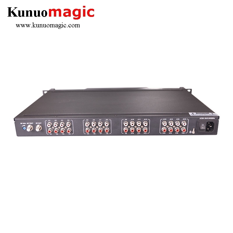 16 in 1 AV CVBS To Analog Pal NTSC Modulator Converter