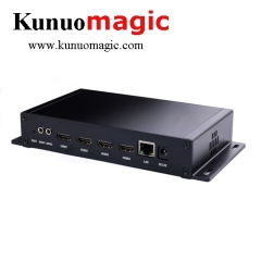 4 Channels Live Streaming Video Encoder H265 RTMP Encoder HDMI Encoder IPTV With SRT HLS HTTP RTSP UDP RTP RTMPS