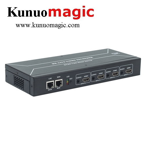 4 Channel HDMI IPTV Facebook Youtube Live Streaming H.264 Video HD HDMI RTSP SRT Encoder