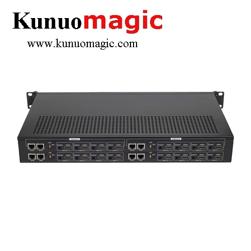 Low Cost 1U 16 channels H.264 Encoder 8 ports H.265 HEVC 1080P IP Live Streaming Video IPTV Encoder