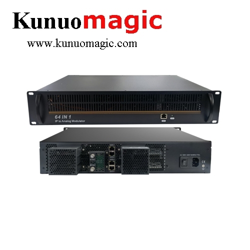 Factory Price 64 in 1 IP to PAL B/G/DK NTSC Analog RF Modulator For CATV Head-end System