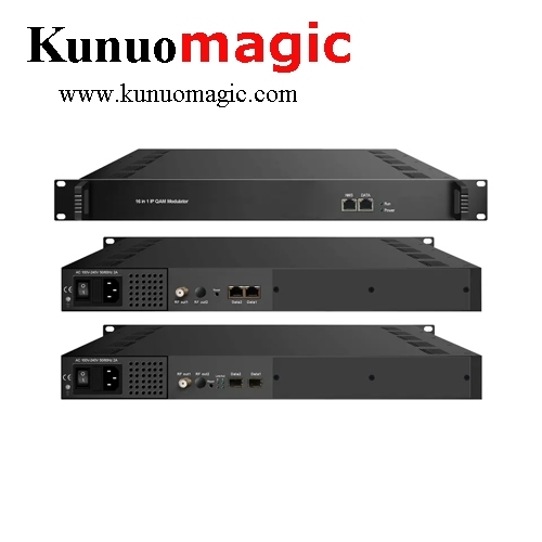 16 in 1 IP QAM modulator Mux-scrambling-modulating all-in-one device 16 multiplexing scrambling QAM modulating channels