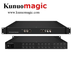 Hot selling digital modulator 24 Channels HDMI ISDB-T DVB-C DVB-T/T2 RF HD to RF Encoder Modulator