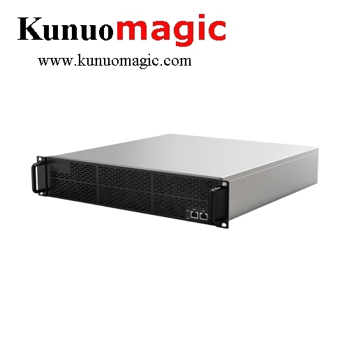 2U Chassis 64 in 1 IP to PAL BG/DK NTSC Analog RF Modulator For CATV Head-end System