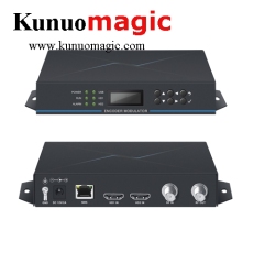 Portable multi-channel H.264 HDMI encoding, multiplexing and modulation all-in-one Encoder DVBT DVBC ASTC RF Modulator