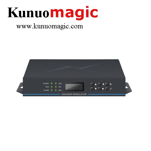 Portable multi-channel H.264 HDMI encoding, multiplexing and modulation all-in-one Encoder DVBT DVBC ASTC RF Modulator