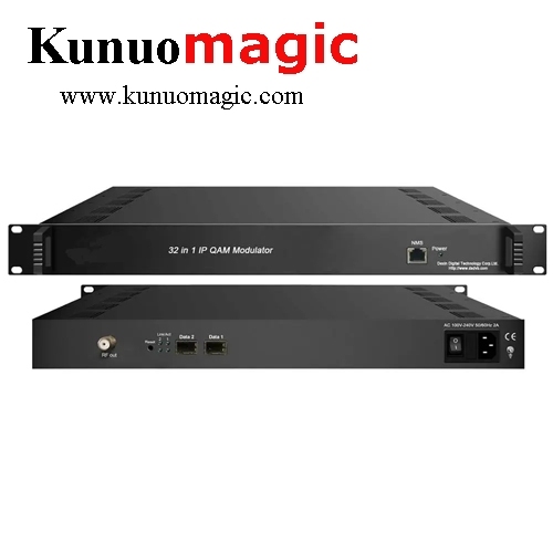 CATV Headend Equipment System IP to 32 DVB C Modulator Multi-service IP Processor IP QAM Modulator
