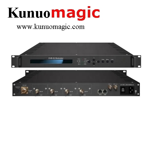 Professional Dvbs2 Digital Modulator QPSK 8PSK 16APSK 32APSK DVB-S2 Connect to Mmds,Ku,C band wireless Digital Tv Transmitter