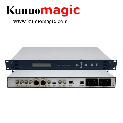Brazilian One Seg Isdb-t System Single Channel Ip Video Encoder H.264 Mpeg-2 for Digital Tv Headend System
