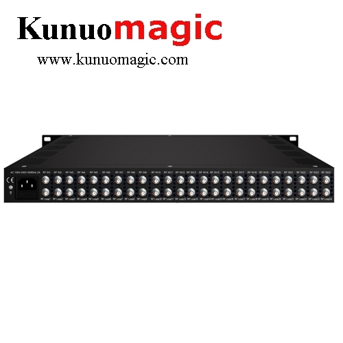 24 in 1 Mux-scrambling QAM modulator tuner DVB-C DVB-T/-T2 -S/-S2/S2X ATSC ISDB-T ASI DVB-C RF output QAM modulator