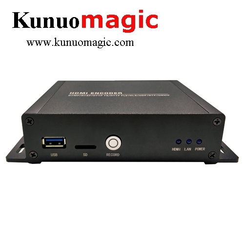 4K@60FPS HDMI Hevc SRT Video Encoder Ultra Low Latency Video Stream Encoder with Recording Function
