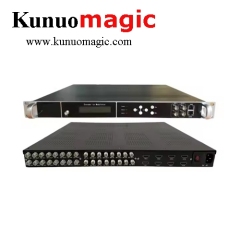 1080p HD H.264 Modulator Multi Channel HDMI and Tuner to rf modulator DVB-S2 DVB-T2 to QAM Encoder Modulator