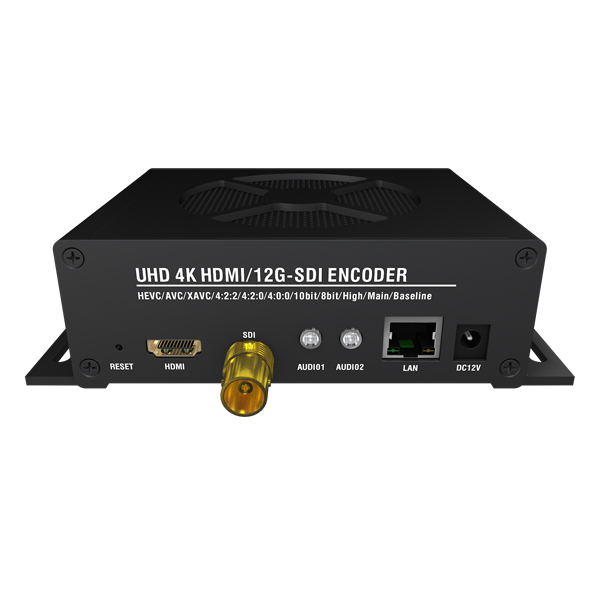 H.265 HEVC 4K 60fps Video Live SMPTE HDR HDMI Encoder Support RTMPS RTSP SRT UDP Protocol HDMI over Network IP transfer Streamer