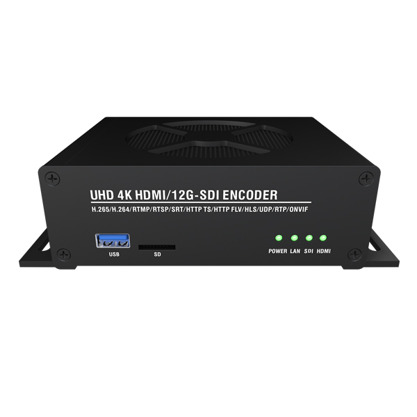 H.265 HEVC 4K 60fps Video Live SMPTE HDR HDMI Encoder Support RTMPS RTSP SRT UDP Protocol HDMI over Network IP transfer Streamer