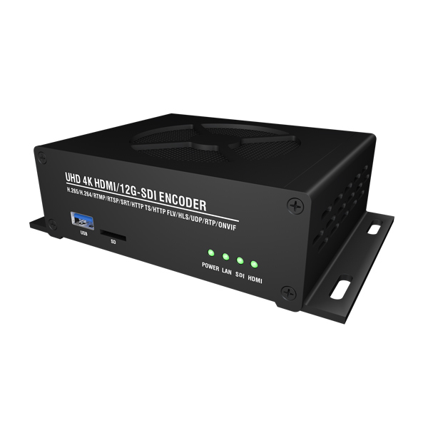 H.265 HEVC 4K 60fps Video Live SMPTE HDR HDMI Encoder Support RTMPS RTSP SRT UDP Protocol HDMI over Network IP transfer Streamer