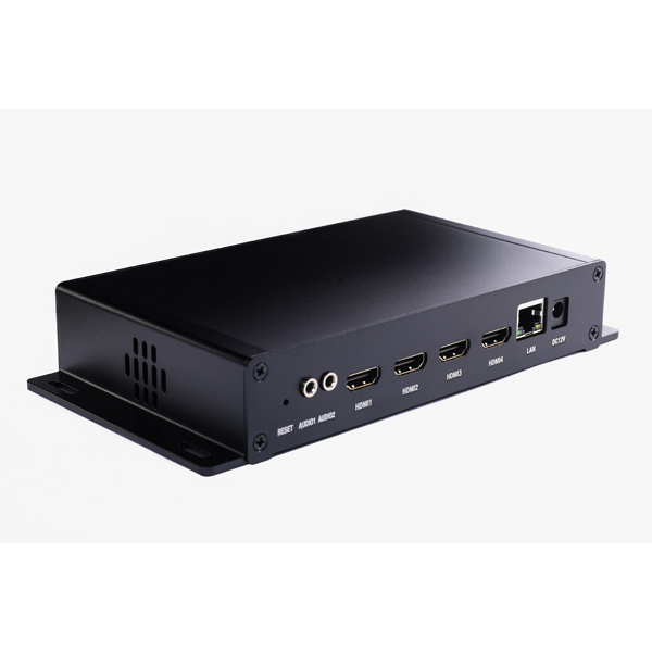 Low cost H.264 H.265 HDMI 4 Channels HLS HTTP RTMP RTSP UDP IPTV Encoder Video Audio Hardware Solution