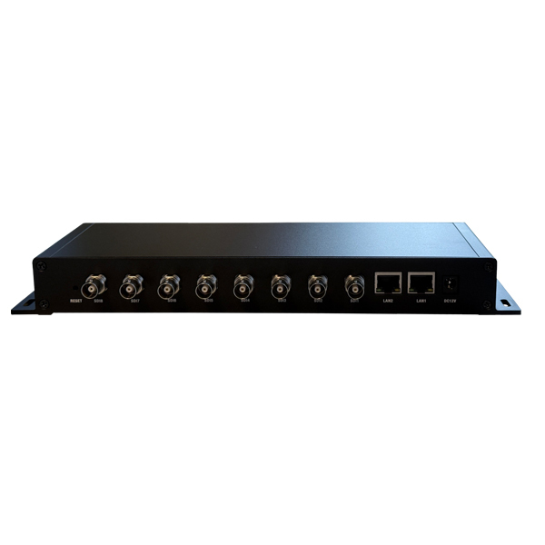 8 Channels HEVC H.264 H.265 SD HD 3G SDI to IP Live Video Streaming Encoder Converter with SRT RTMPS HTTP RTSP RTMP UDP ONVIF HLS